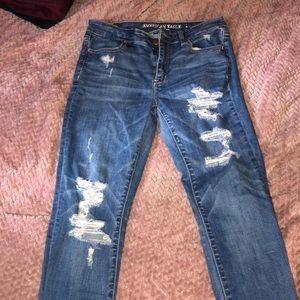 American eagle high waisted jeans